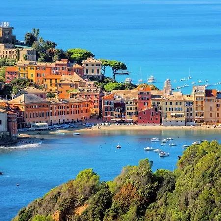 069 - Casa Tramonto, In Centro, 450Metri Da Mare Spiaggia Sestri Levante Exterior photo